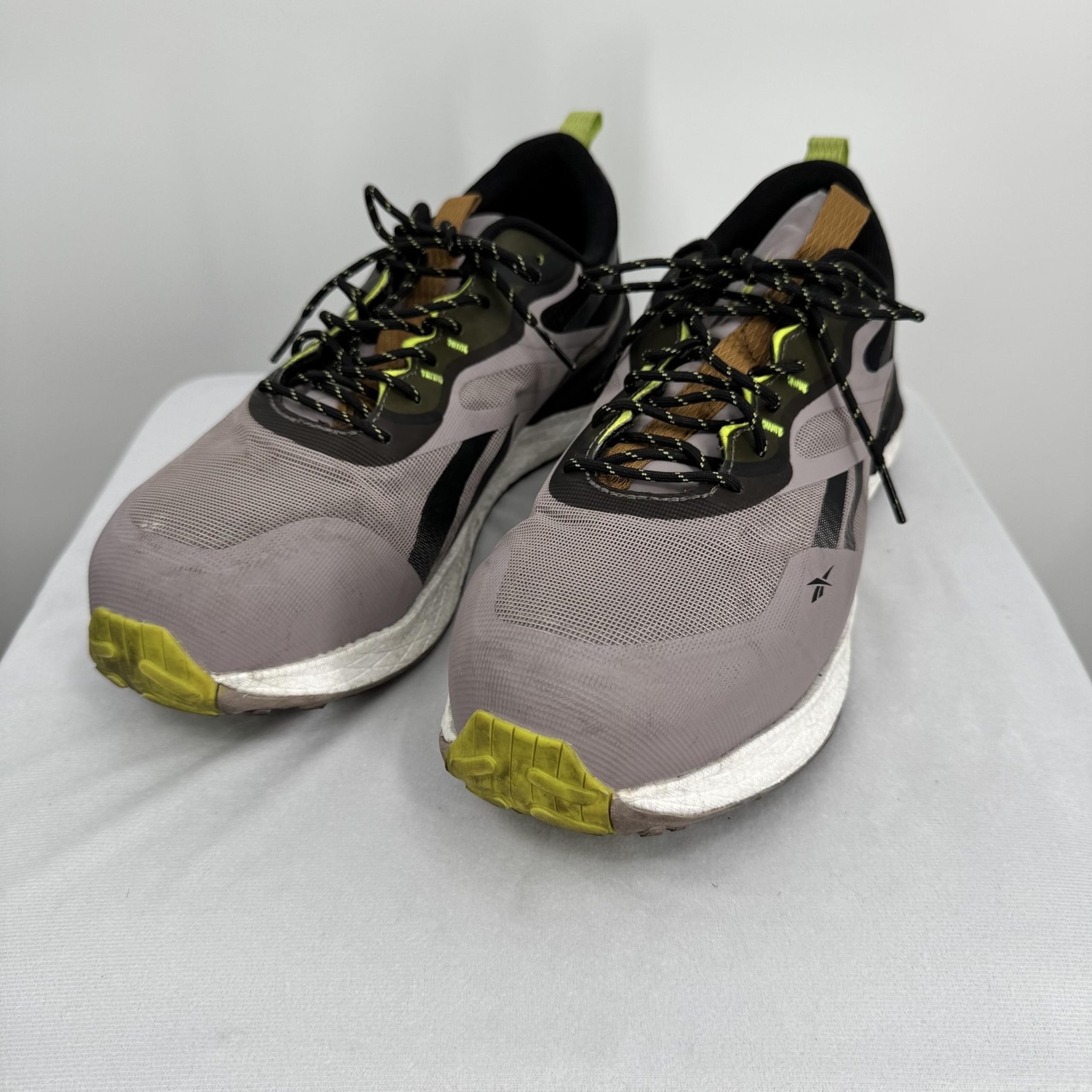 Reebok Work Shoes Mens Size 9.5 Gray Black Trail Running RB3492 ASTM SR EH