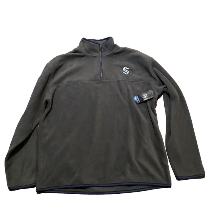 Seattle Kraken NHL 1/2 Zip Women's Pullover Size Medium Fleece Jacket