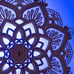 1pc USB Powered Mandala Wood Decorative Lamp