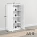 Prepac Elite 32 Storage Cabinet with 3 Shelves 16 D x 32 W x 65 H, WES-3264