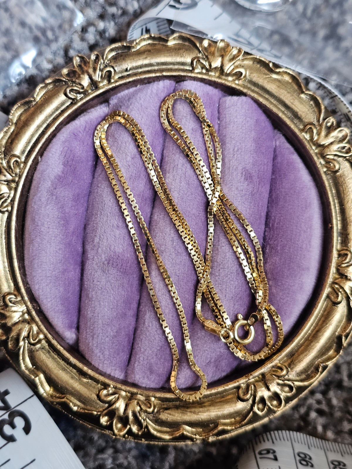 Sterling chain with gold wash 24 inches