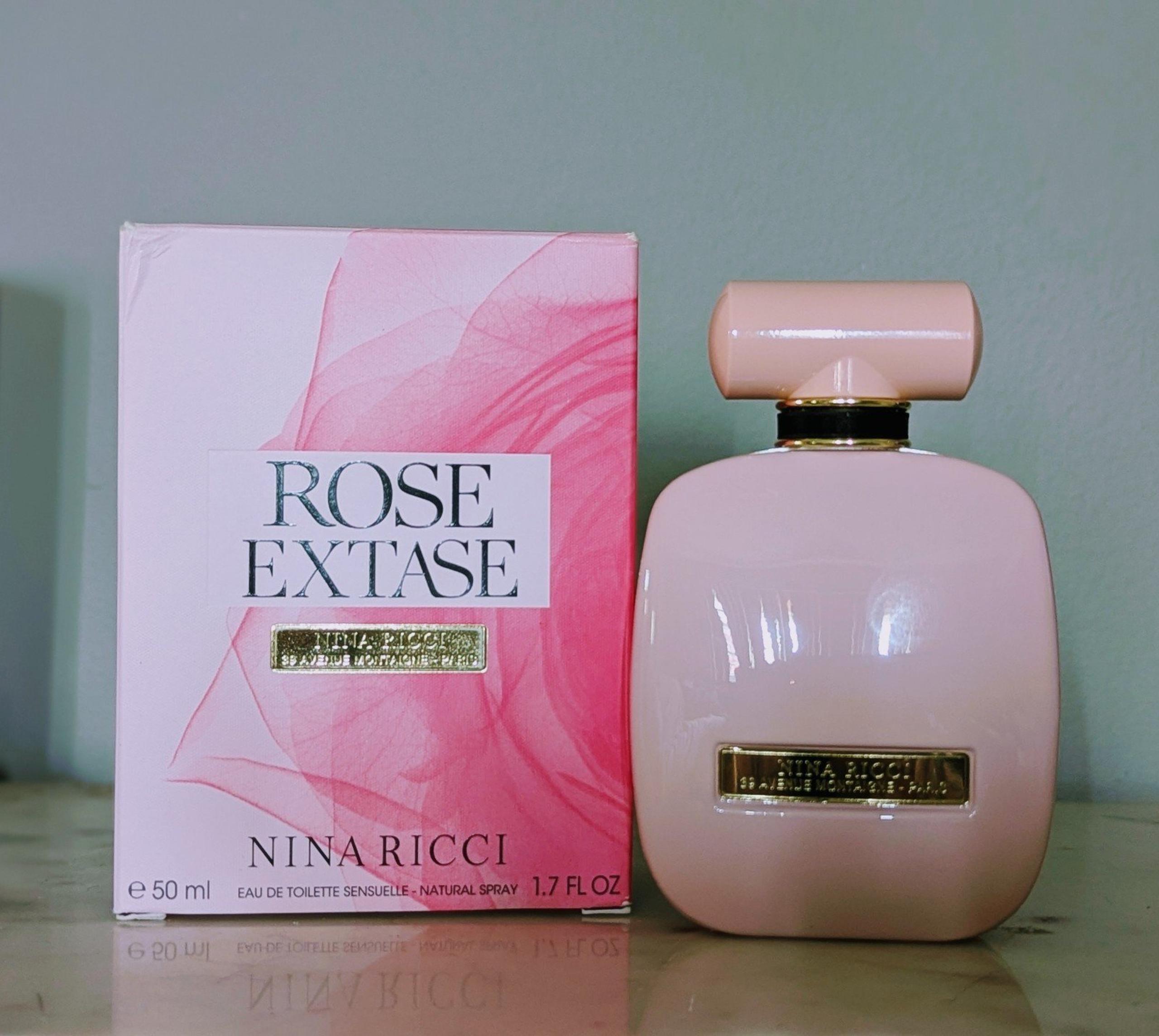 Nina Ricci Rose Extase Perfume Eau De Toilette Sensuelle 1.7floz/50ml No box i