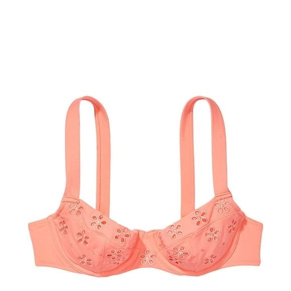 VICTORIA’S Secret Swim Eyelet Essential Wicked Bikini Top 32DD