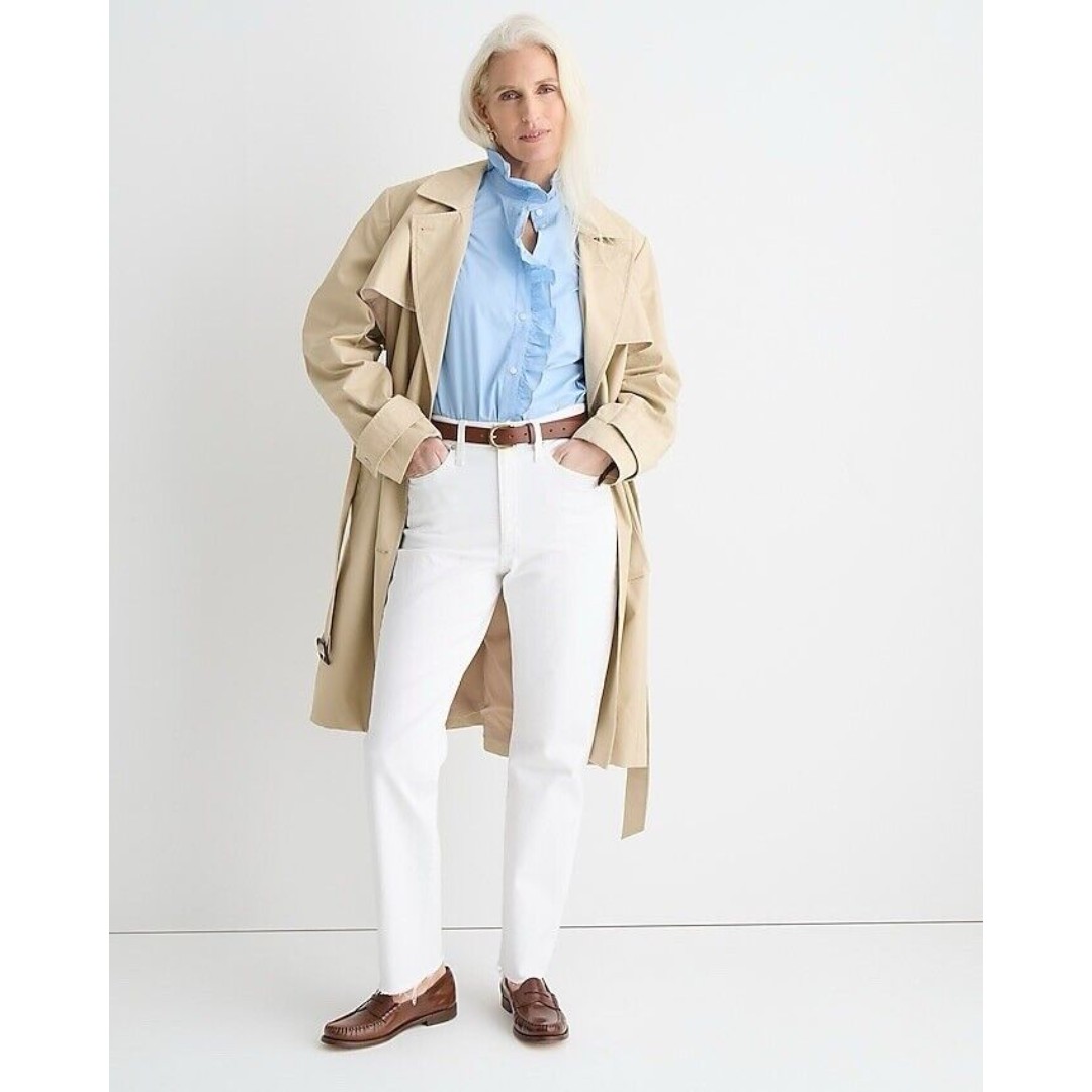 J.Crew Slim boyfriend jean in white NWT Size 32