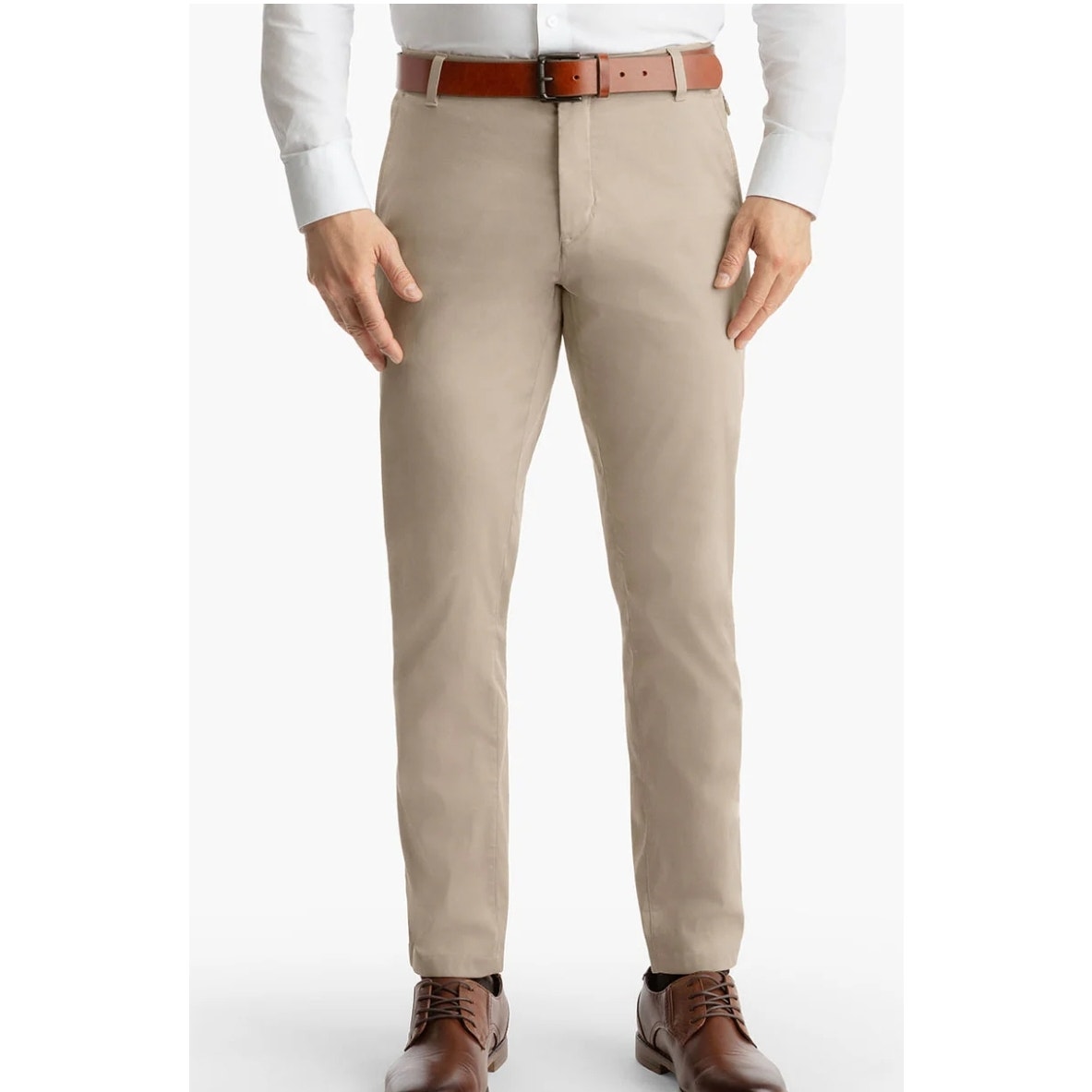 Birddogs Jeff Pesos Stretch Khakis Driftwood khaki Size 34x30 Business Casual