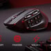 Redragon M811 PRO Wireless MMO Gaming Mouse - 15 Programmable Buttons, RGB Backl