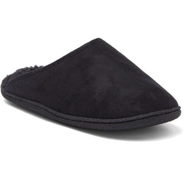Nordstrom Rack Brock Faux Fur Lined Scuff Slipper Size 7-8 #85-BB