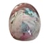 Vintage Pastel Lattice Dome Glass Hand Blown Paperweight