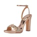 Badgley Mischka Collection Alexa Ankle Strap Sandal In Blush, Size 9.5