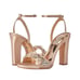Badgley Mischka Collection Alexa Ankle Strap Sandal In Blush, Size 9.5