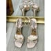 Badgley Mischka Collection Alexa Ankle Strap Sandal In Blush, Size 9.5