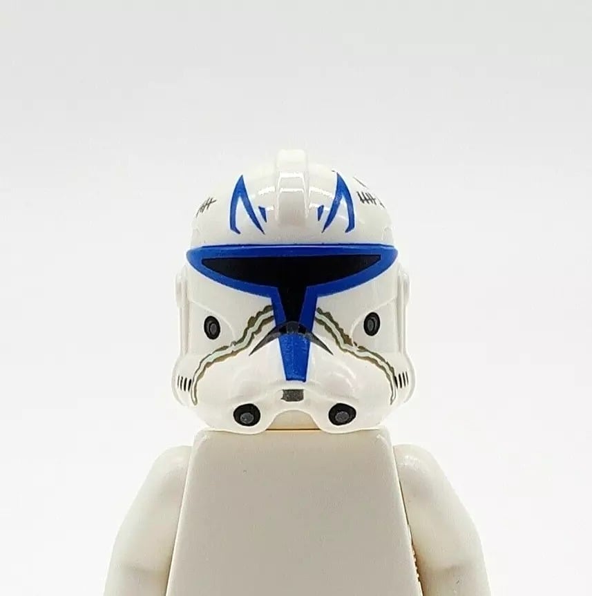 Lego Star Wars Phase 2 Captain Rex Minifigure Helmet 501st Clone Trooper 75012