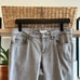 Eileen Fisher Mid-Rise Gray Capri Summer Lightweight Jeans, 4