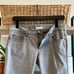 Eileen Fisher Mid-Rise Gray Capri Summer Lightweight Jeans, 4