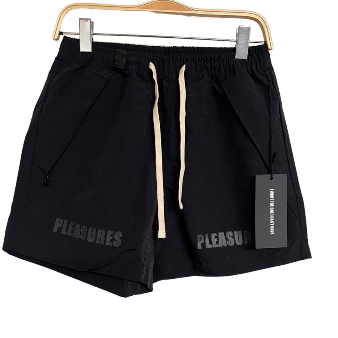 New Mens Pleasures Jacinto Shorts in Black Small