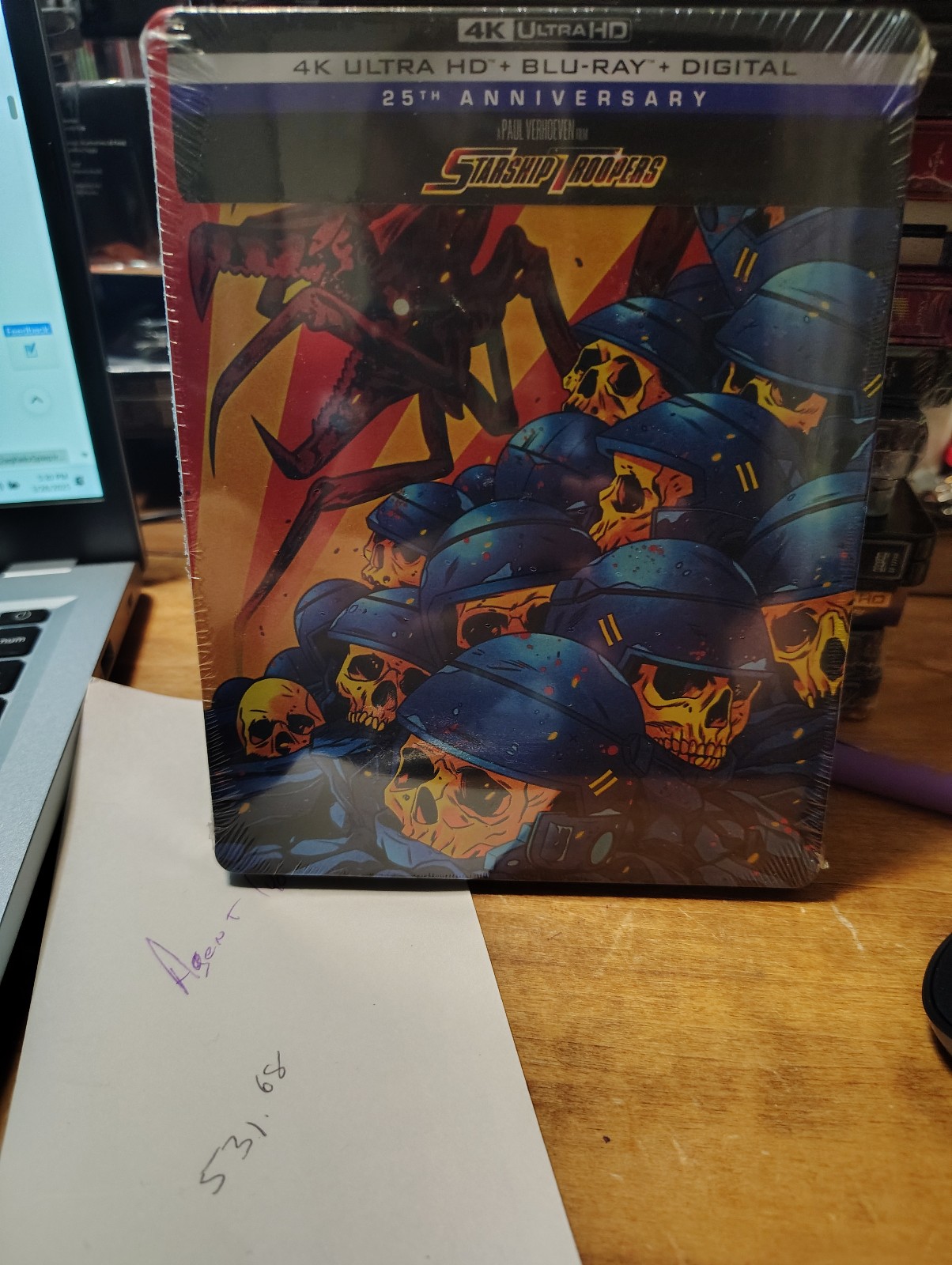 STARSHIP TROOPERS 4K STEELBOOK NEW