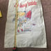 Large Vintage 1950s vinyl wet bathsuit / clothing / towel pool / beach bag sack