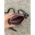 Dooney & Bourke Dillen Letter Carrier Textured Pebble Black Leather Crossbody
