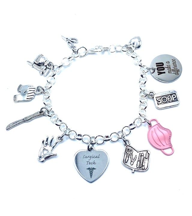 Surgical Tech Charm Bracelet