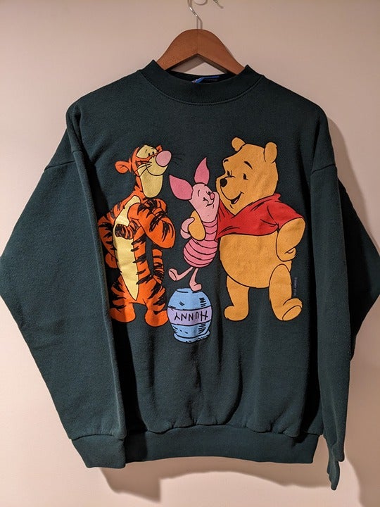Green winnie the pooh sweatshirt sales