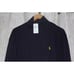 Polo Ralph Lauren Turtleneck Shirt Mens M Navy Blue Long Sleeve Vintage 90s NWT