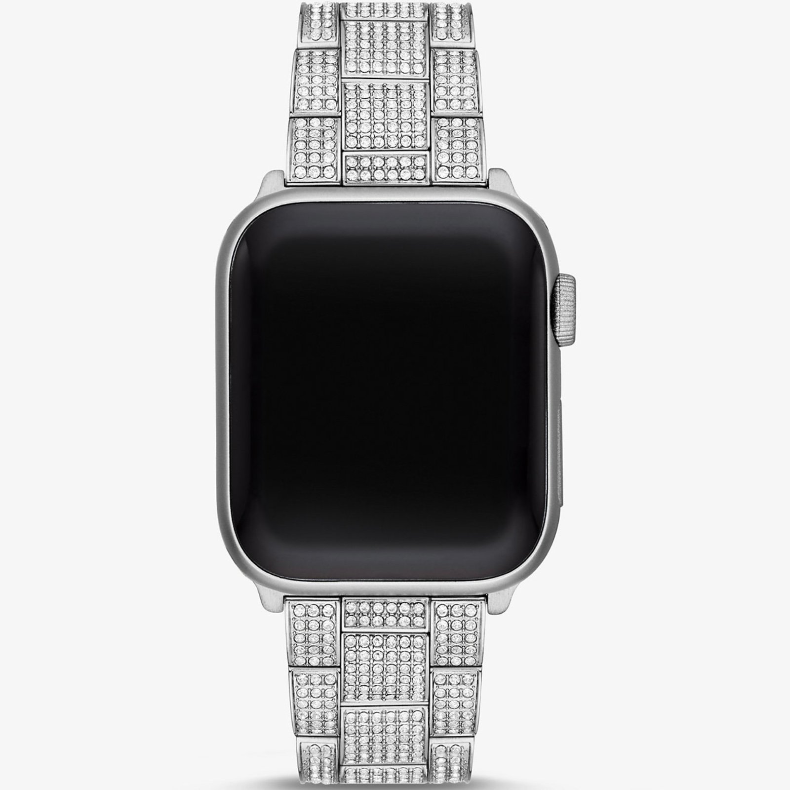 NEW✅AUTHENTIC✅MICHAEL KORS Pavé Silver-Tone Strap For 38mm and 40mm Apple Watch