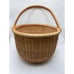 VTG Nantucket Wicker Round Swing Basket Handmade