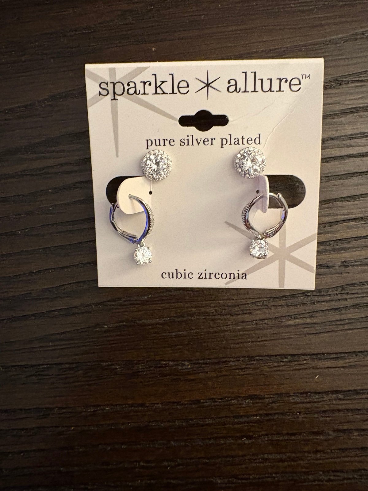 NEW Sparkle Allure 2 earrings set