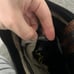 Vintage BRAHMIN BLACK/BROWN LEATHER SHOULDER BAG