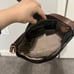 Vintage BRAHMIN BLACK/BROWN LEATHER SHOULDER BAG