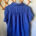 Navy Polka Dot Button up