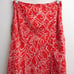 Escada Red & White Silk Handkerchief Skirt Size 10 US/ 40 EU