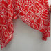 Escada Red & White Silk Handkerchief Skirt Size 10 US/ 40 EU