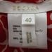 Escada Red & White Silk Handkerchief Skirt Size 10 US/ 40 EU