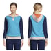 Lands' End Women's Long Sleeve Serious Sweats Button Hoodie Size L