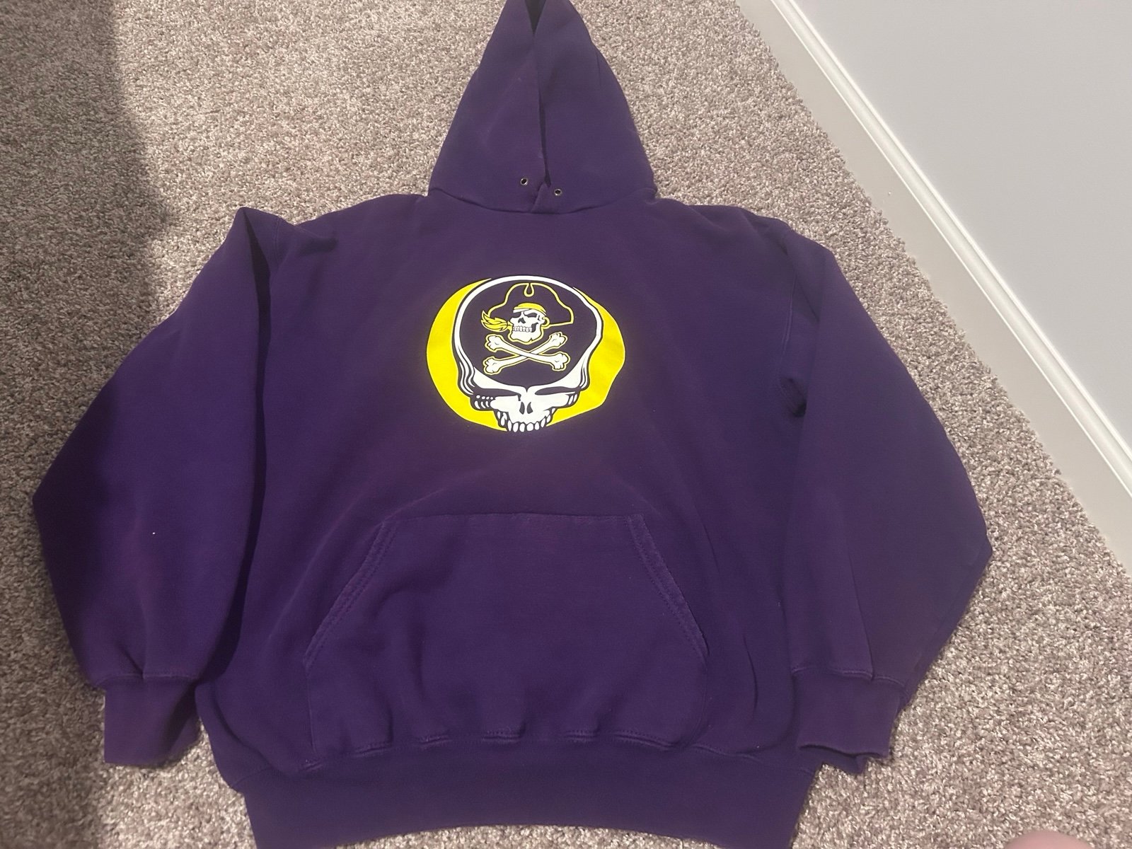 Eastern Carolina University x Grateful Dead vintage hoodie large