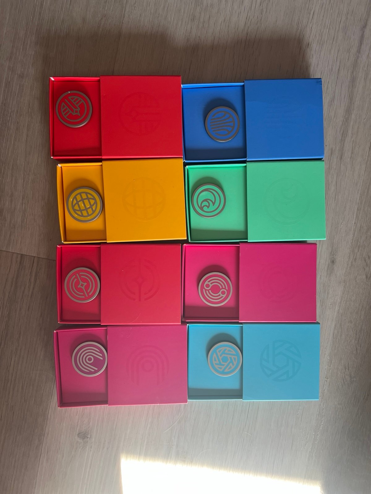 Batch of Epcot pavilion pins