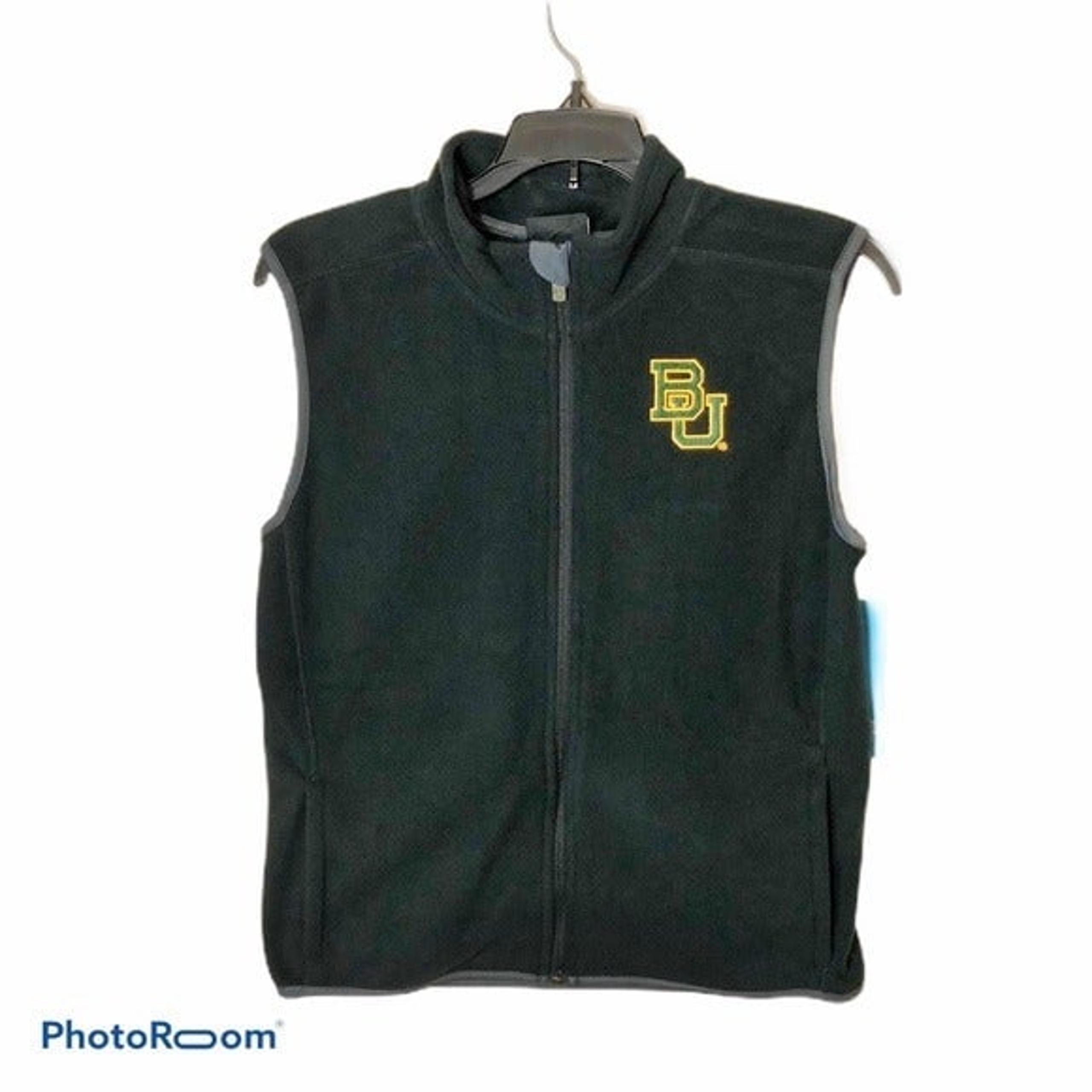 Baylor University Fleece Full Zip Vest - NCAA
