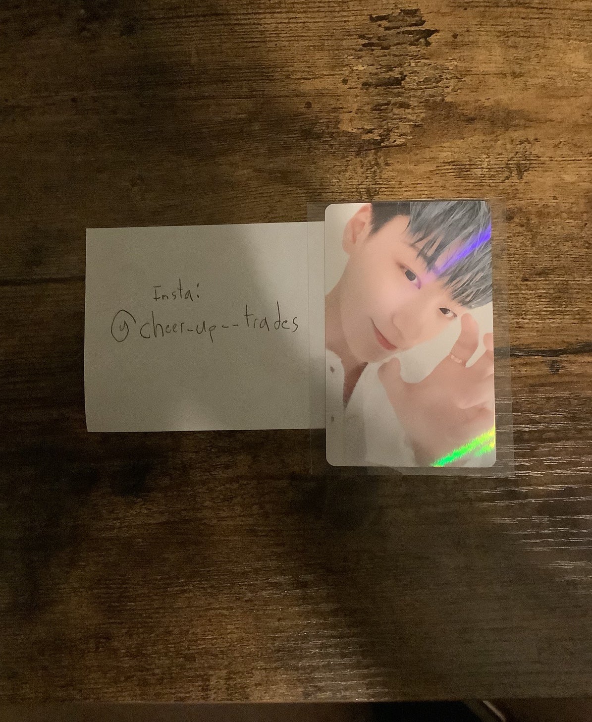 *Message before purchase* San Ode to Youth POB photocard
