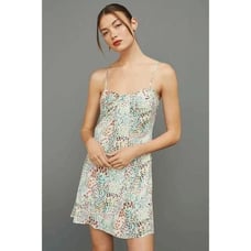Anthropologie Hutch Women's Ditsy-Printed Mini Dress size XL