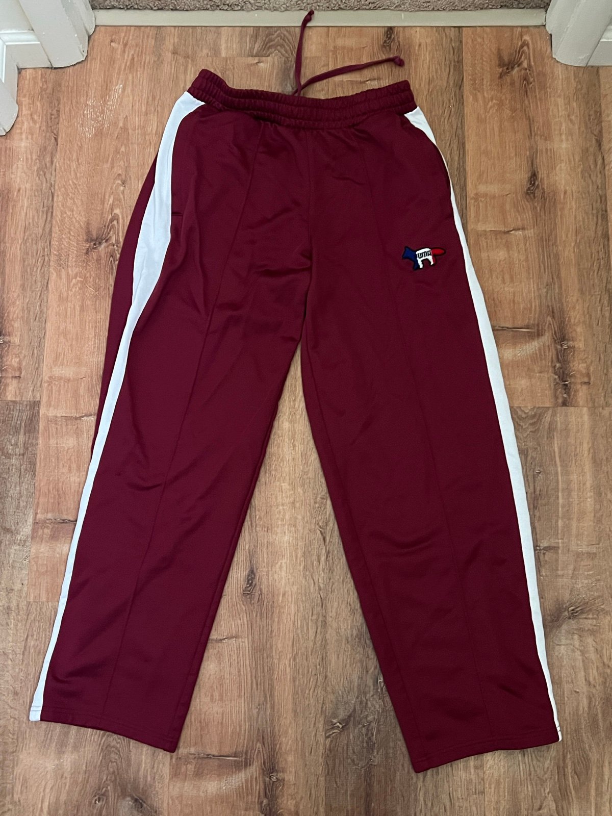 Puma X Maison Kitsune Maroon T7 Trackpants
