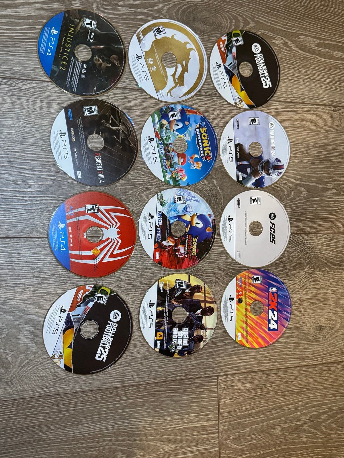 Mix 12 Playstation 5 Video Games.