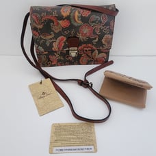 NWT Patricia Nash Locri Crossbody Bag Vintage Italian Paisley Collection purse