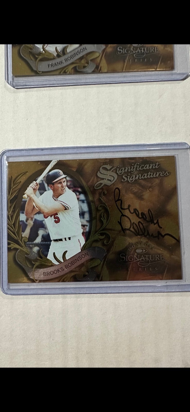 1997 DONRUSS SIGNIFICANT SIGNATURES ORIOLES BROOKS ROBINSON AUTO /2000