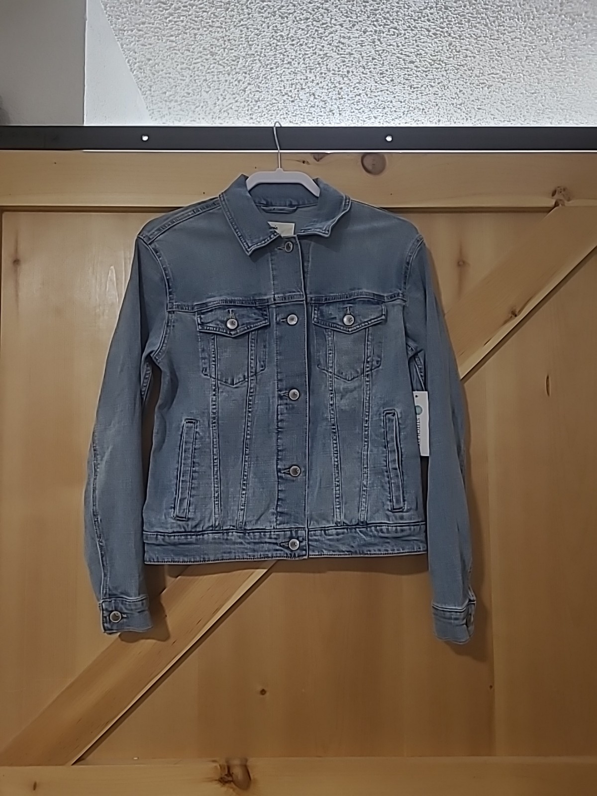 NWT Cosmic Blue Love Size Xs Jean Jacket Stitch Fix Exclusive