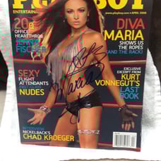 Maria kanellis signed playboy