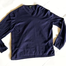 Like-New Alfani Unisex V-Neck Sweater, Large