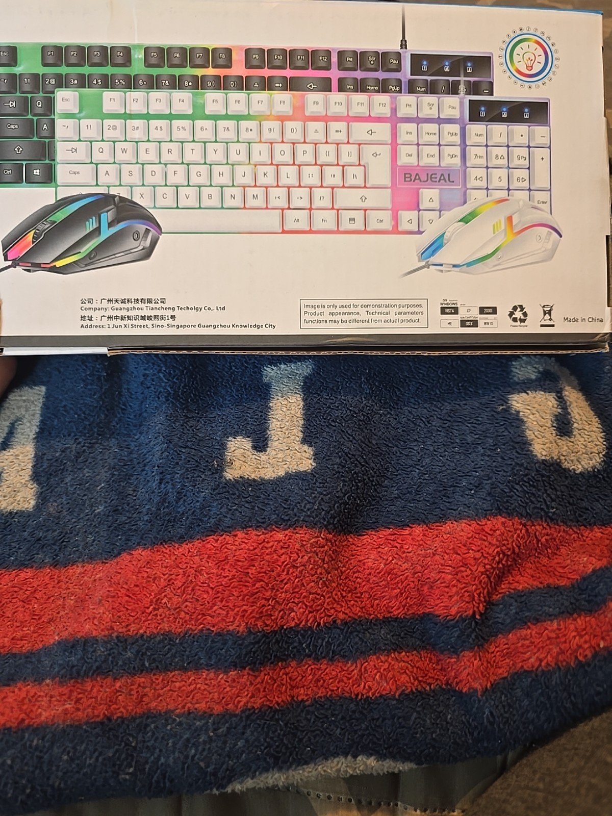 Keyboard and mouse combo rgb