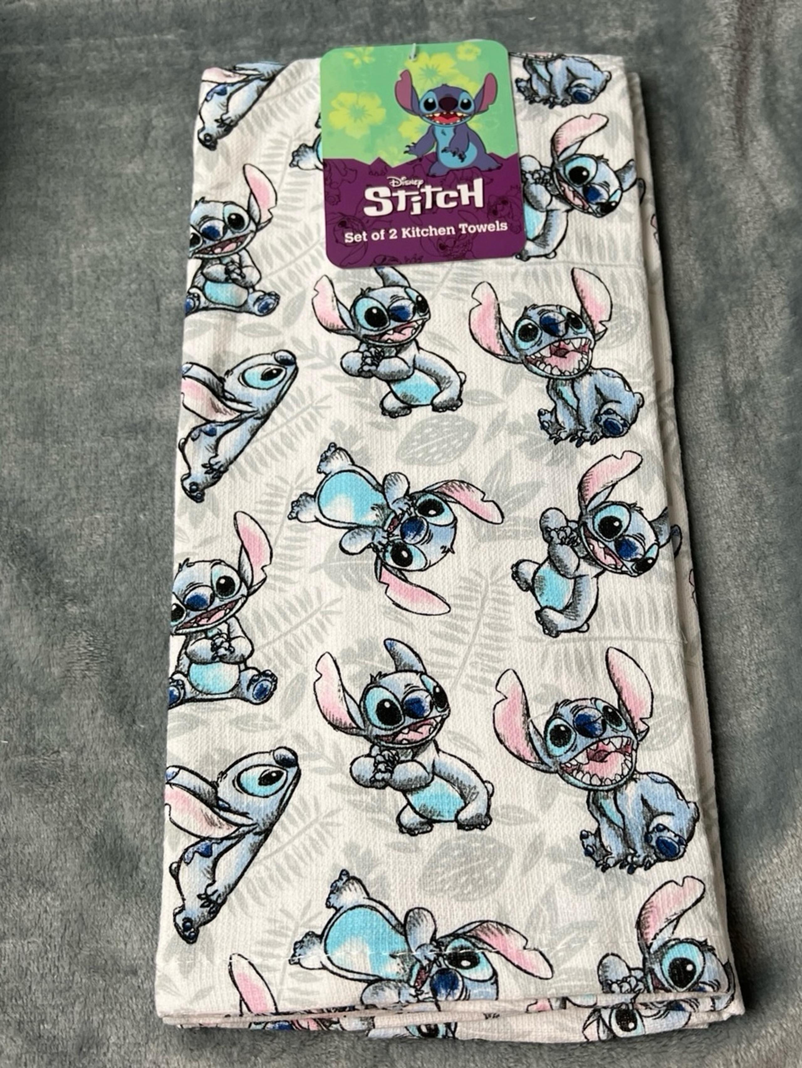 Disney Stitch  Kitchen Towels - set of 2- brand new