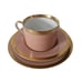 FITZ & FLOYD VERSAILLES DUSTY ROSE 3 Piece Place Setting